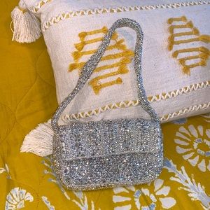 Beaded Shoulder Bag From Zara